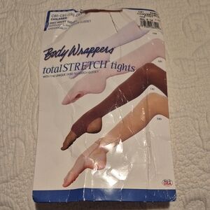 Body Wrappers girls M/L 8-14 Convertible foot tights NEW